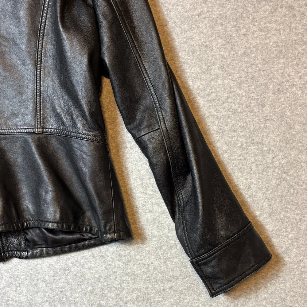 Uniform John Paul Richard Genuine Lamb Leather Jacket Women's Size M Butter Soft - Picture 9 of 12